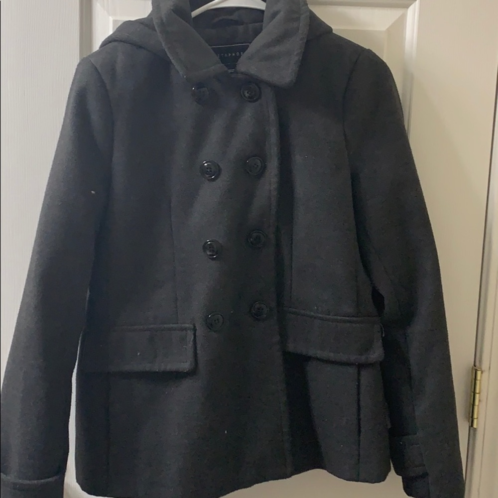 Metaphor black winter  coat